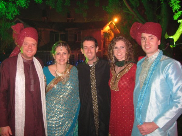 Some of the LEK crew in all our Indian glory