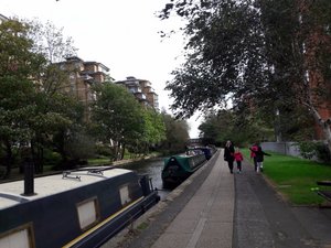 Walking along the canal near Sarahs place