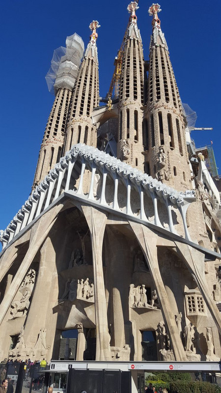 Impressive details on the Sagrada Família
