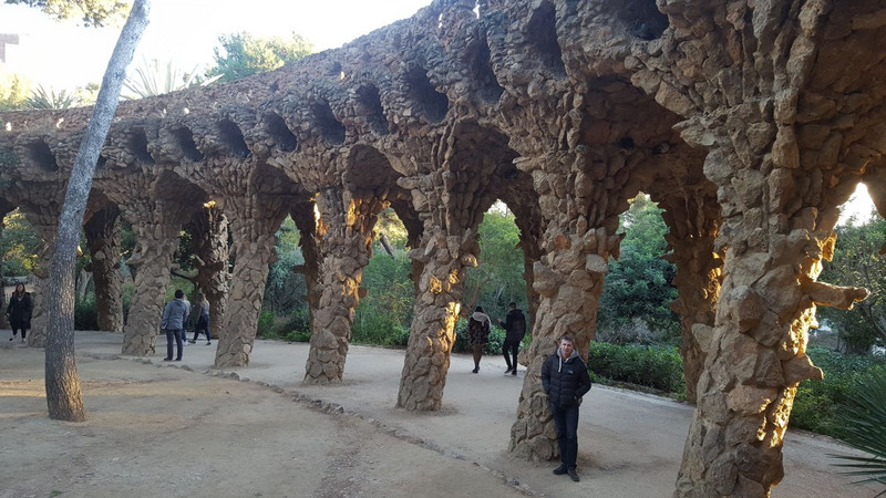 Park Güell was Murray's favourite.  A sprawling park with gardens and architectonic elements on Carmel Hill