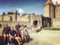 The extended family at Carcassonne