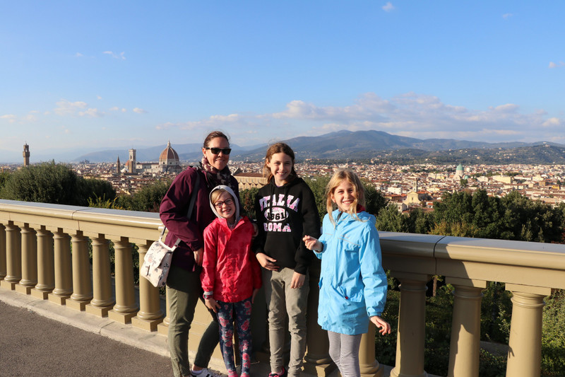 At the look out in Florence