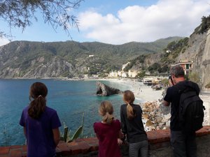 Enjoying the view to Monterosso, Cinque terre