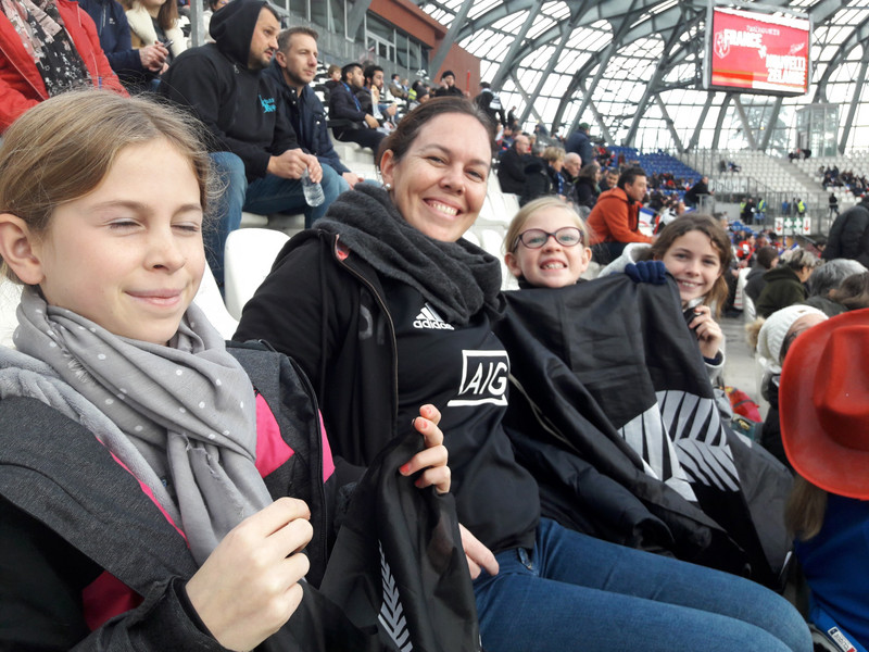 Black ferns played the French team in Grenoble, France