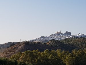 Impressive view of Olvera on the drive up