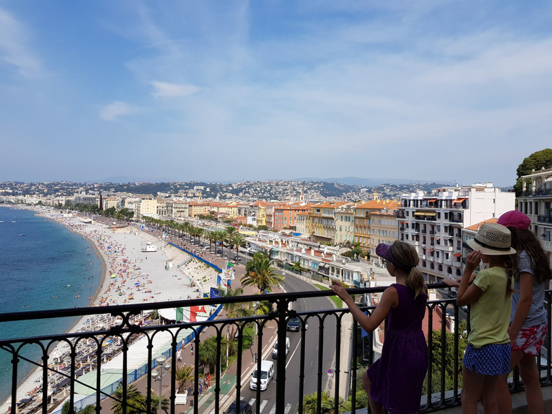 Beautiful views over Nice, from Castle Hill