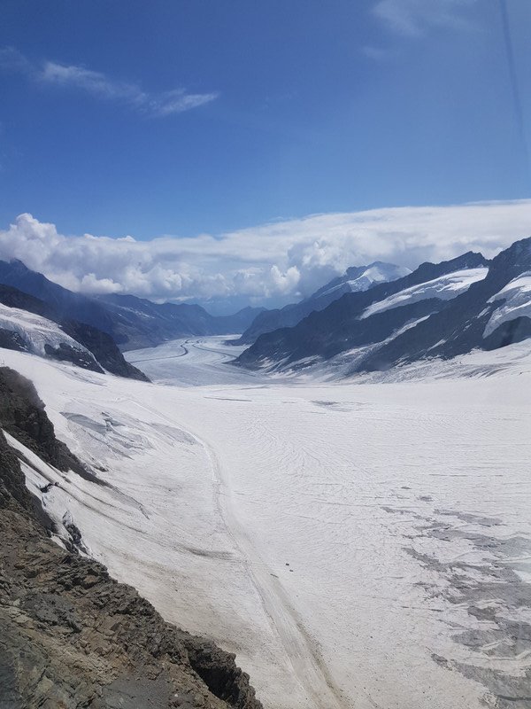 Jungfraujoch glacier