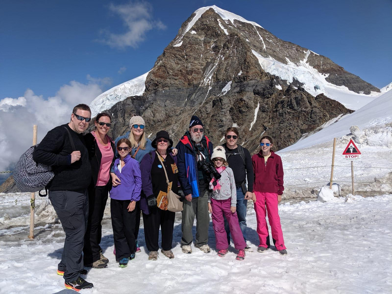 Jungfraujoch with the Findlays