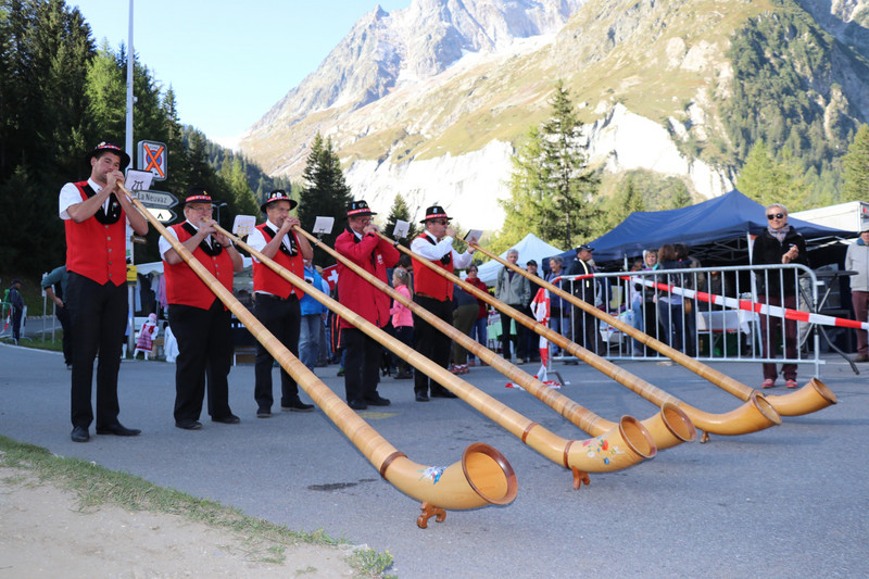 Swiss Alpine horns