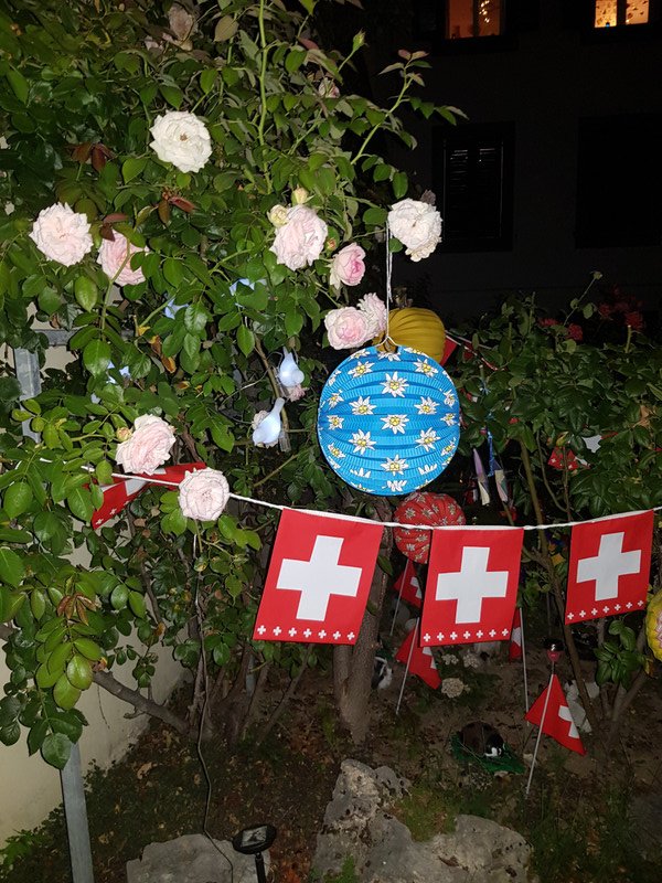 Swiss Day decorations