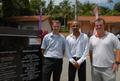 Murray & Tom with Mavan Atapattu (famous Sri Lankan Cricket player)