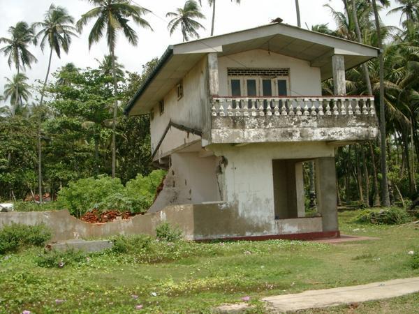 Another house damaged by Tsunami