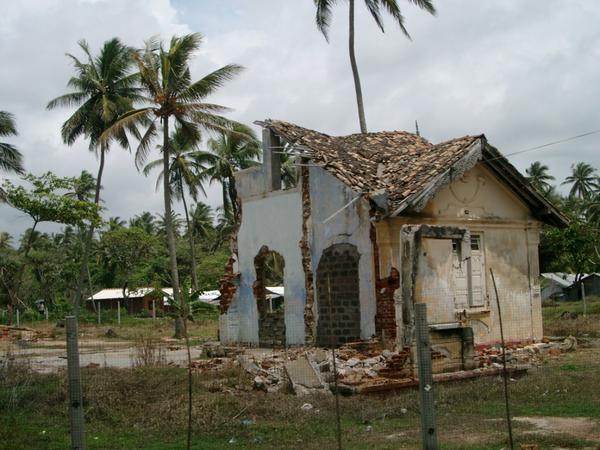 Another house damaged by Tsunami
