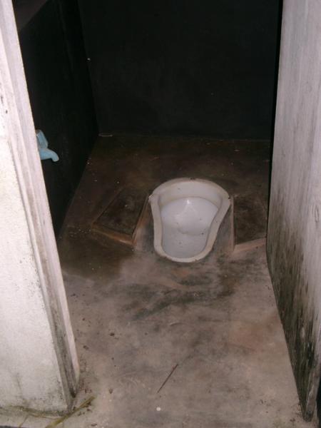 The toilet.