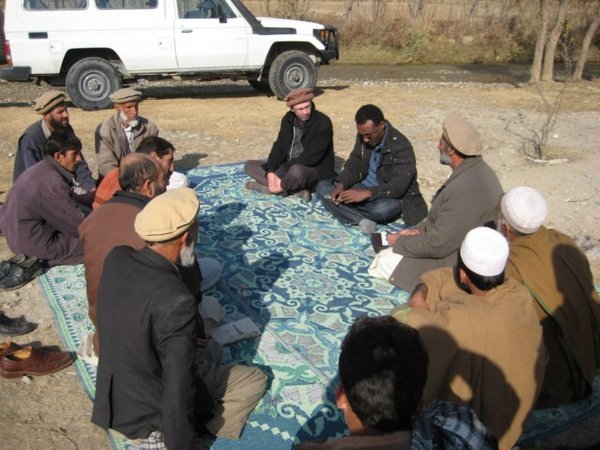 Meeting with more villiage elders