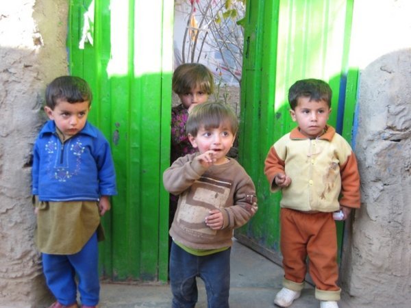 Children in Kapisa villiage