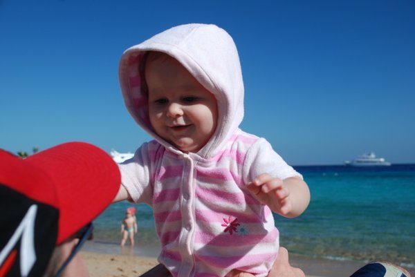 Hayley at the beach