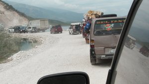 Driving into Port au Prince