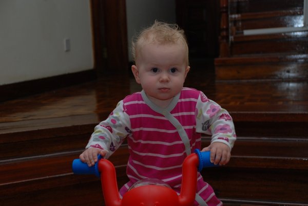 Hayley on her new trike