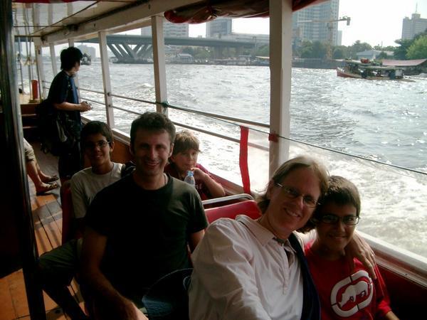 The crew in the river boat.