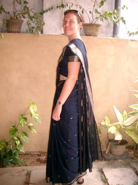 Me in a sari.