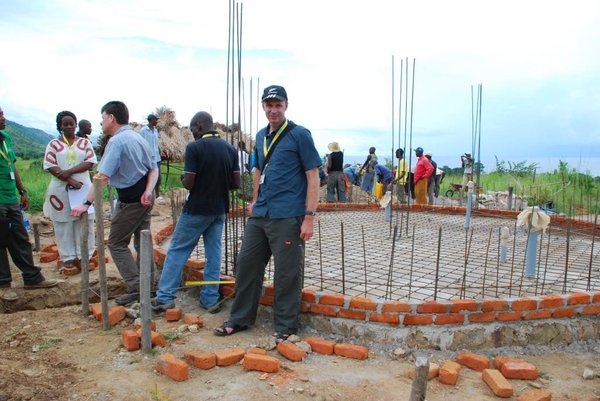 Gravity fed water scheme, South Kivu