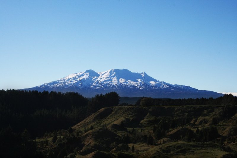 Ruapehu before Tongariro erupted