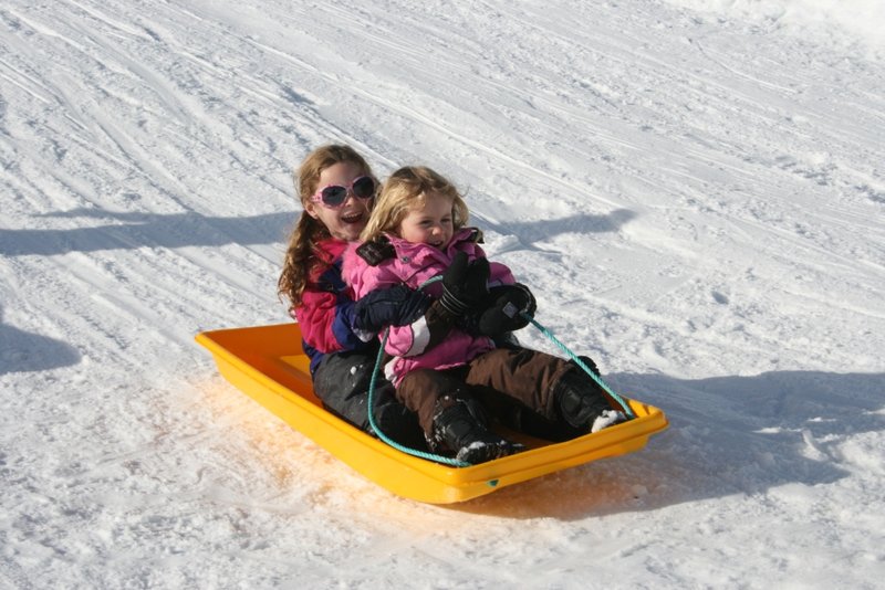 How much fun is tobogganing!