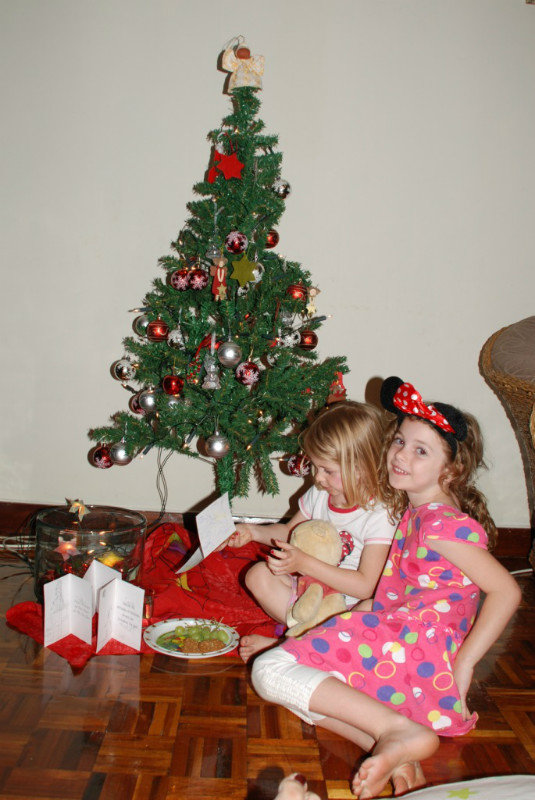 Charlotte and Hayley - Christmas eve