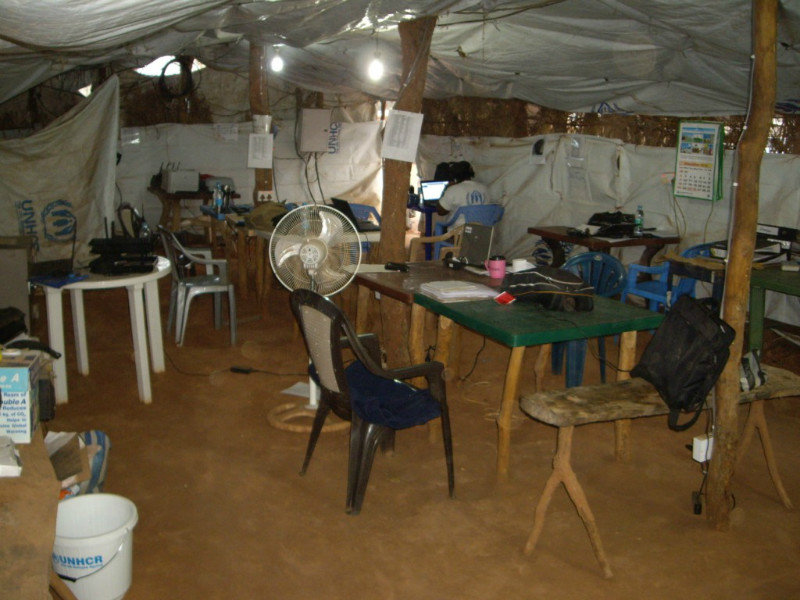 Field Office in Yida camp