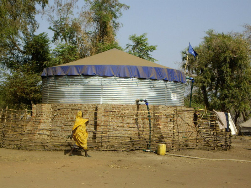 Water supply reservoir - Doro camp