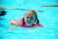 Hayley enjoying a swim