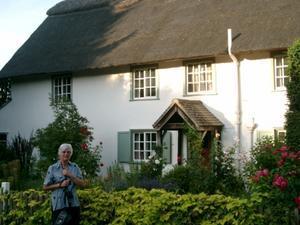 Beautiful thatched cottage.