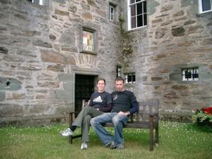 Lord and Lady Menzies at Castle Menzies, Weem, Scotland.