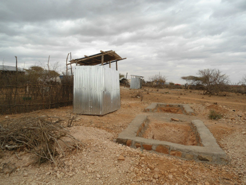 Flush latrine tanks site, Dollo Ado