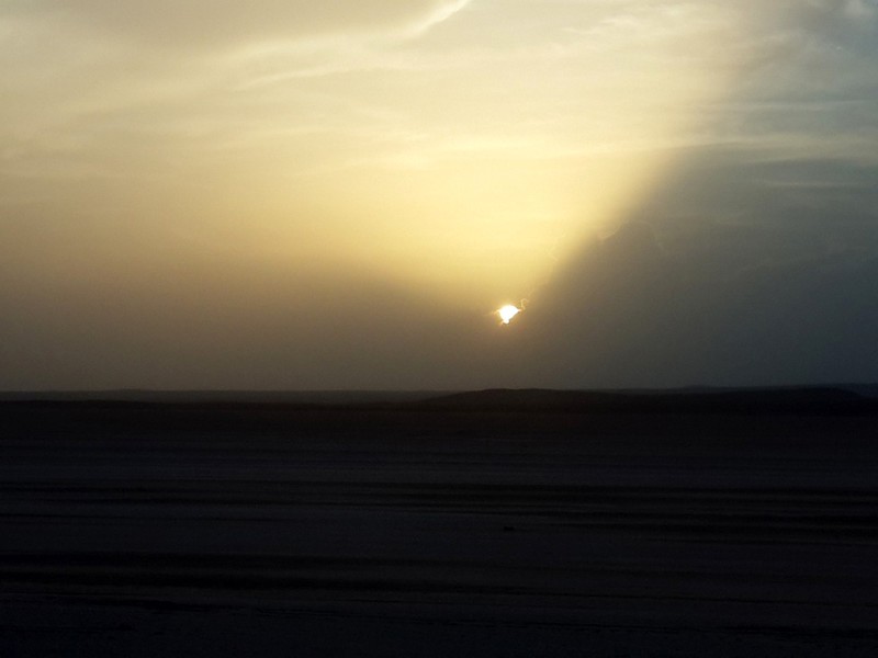 Sunset over the desert, Djibouti