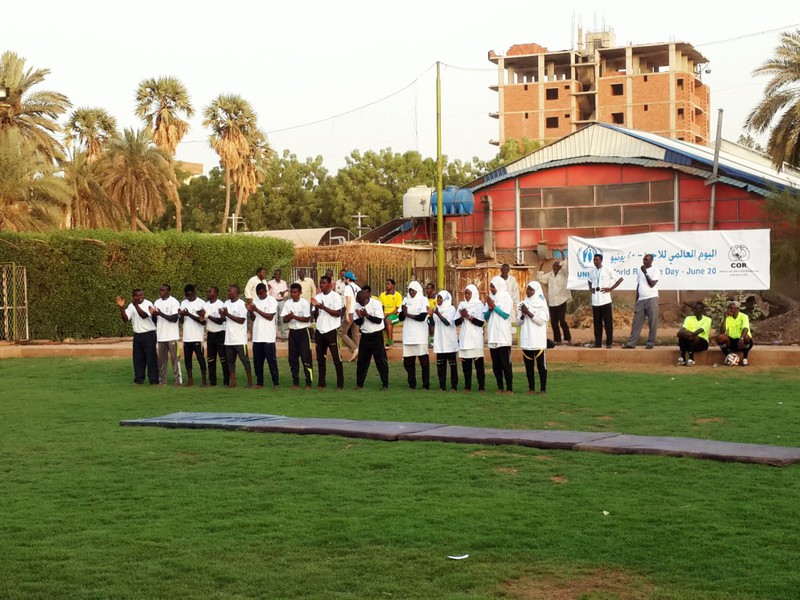 Khartoum for World  Refugee celebrations
