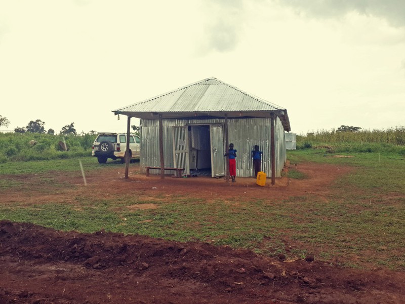 Private health clinic in the refugee settlement