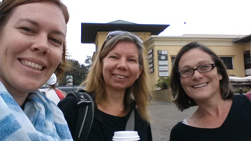 Anke and Katie visiting Nairobi
