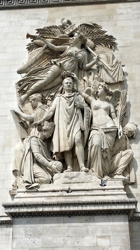 Sculptures on the Arc de Triomphe