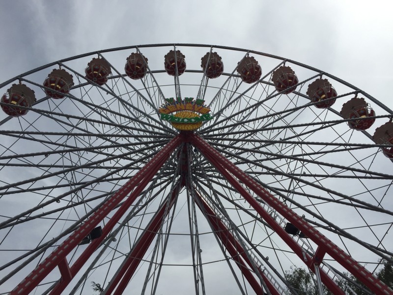 Ferris wheel we went on at the Fete de Geneve