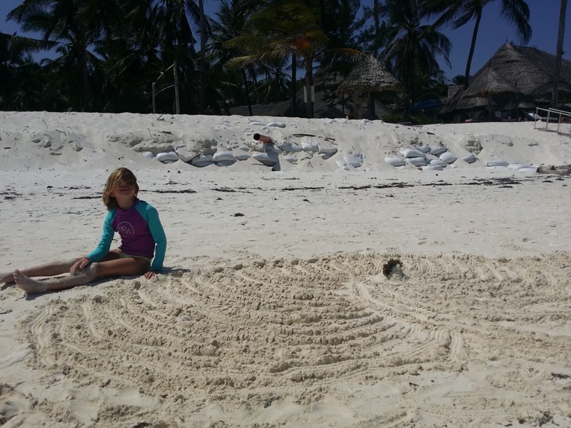 Hayley's signature sandcastle