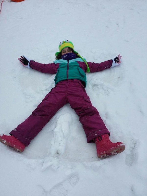 Our snow angel