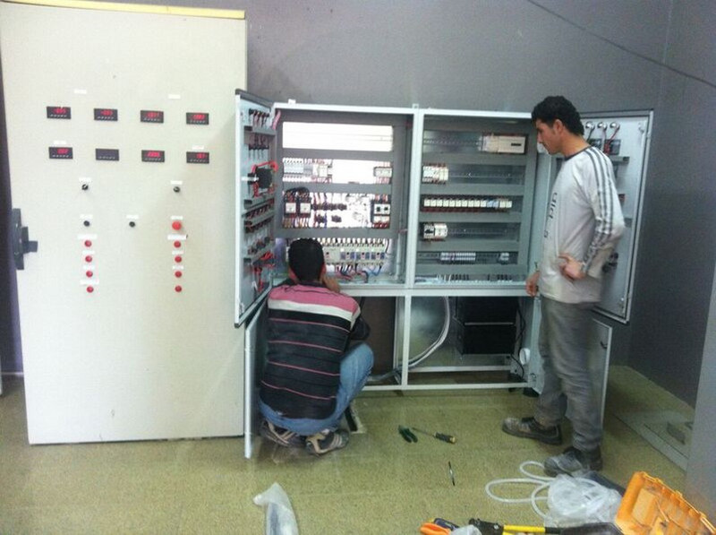 Water pump station control panel Tripoli Lebanon