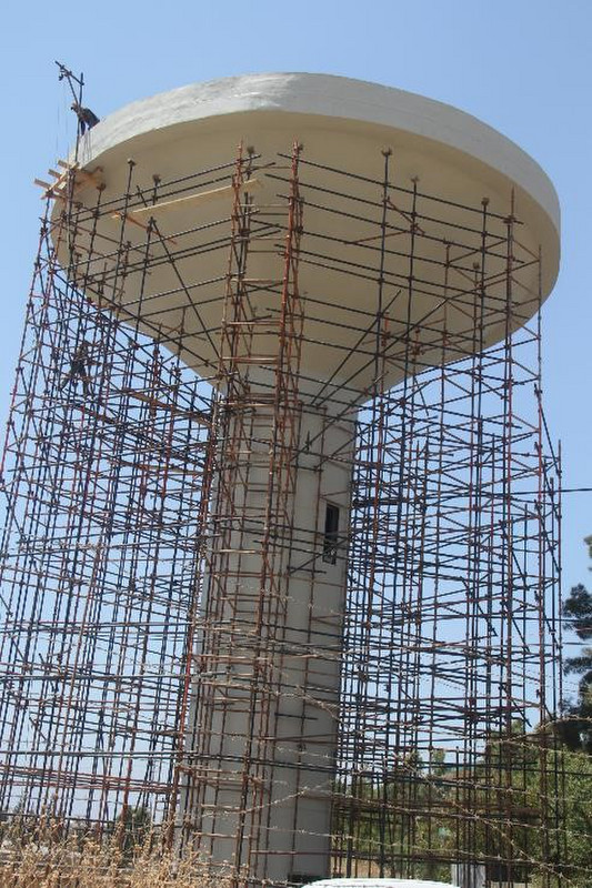 Water tower construction Tripoli Lebanon