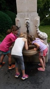 Water fountain, still a novelty
