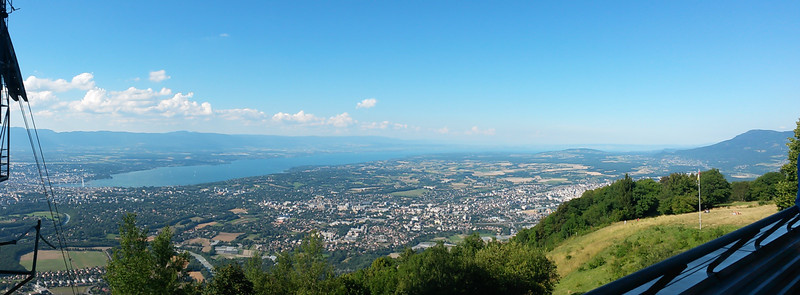 View from the top of La Saleve