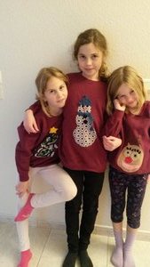 We made Christmas jumpers