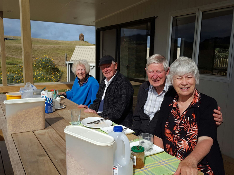 Grandpa and Grandma with Uncle Howard and Aunty Margaret