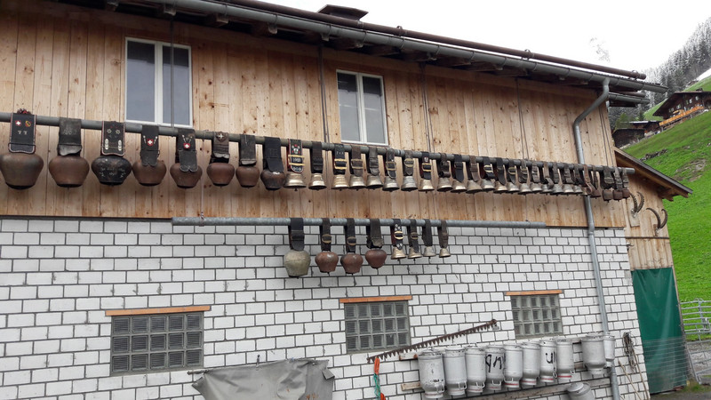 Cow bells, Gimmerwald village